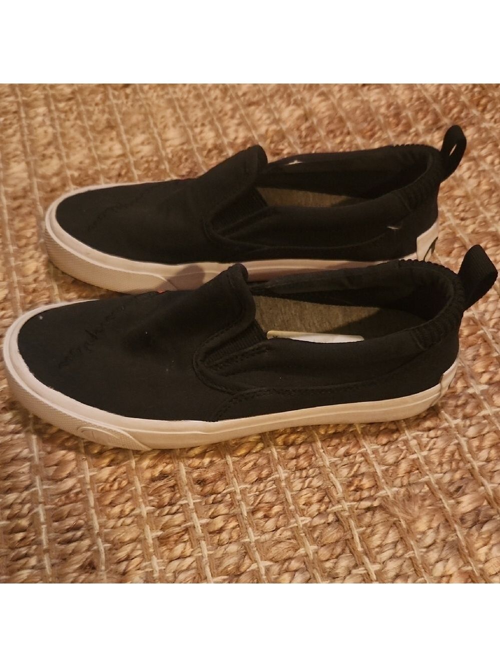 Champion Black Slip-On Sneakers
